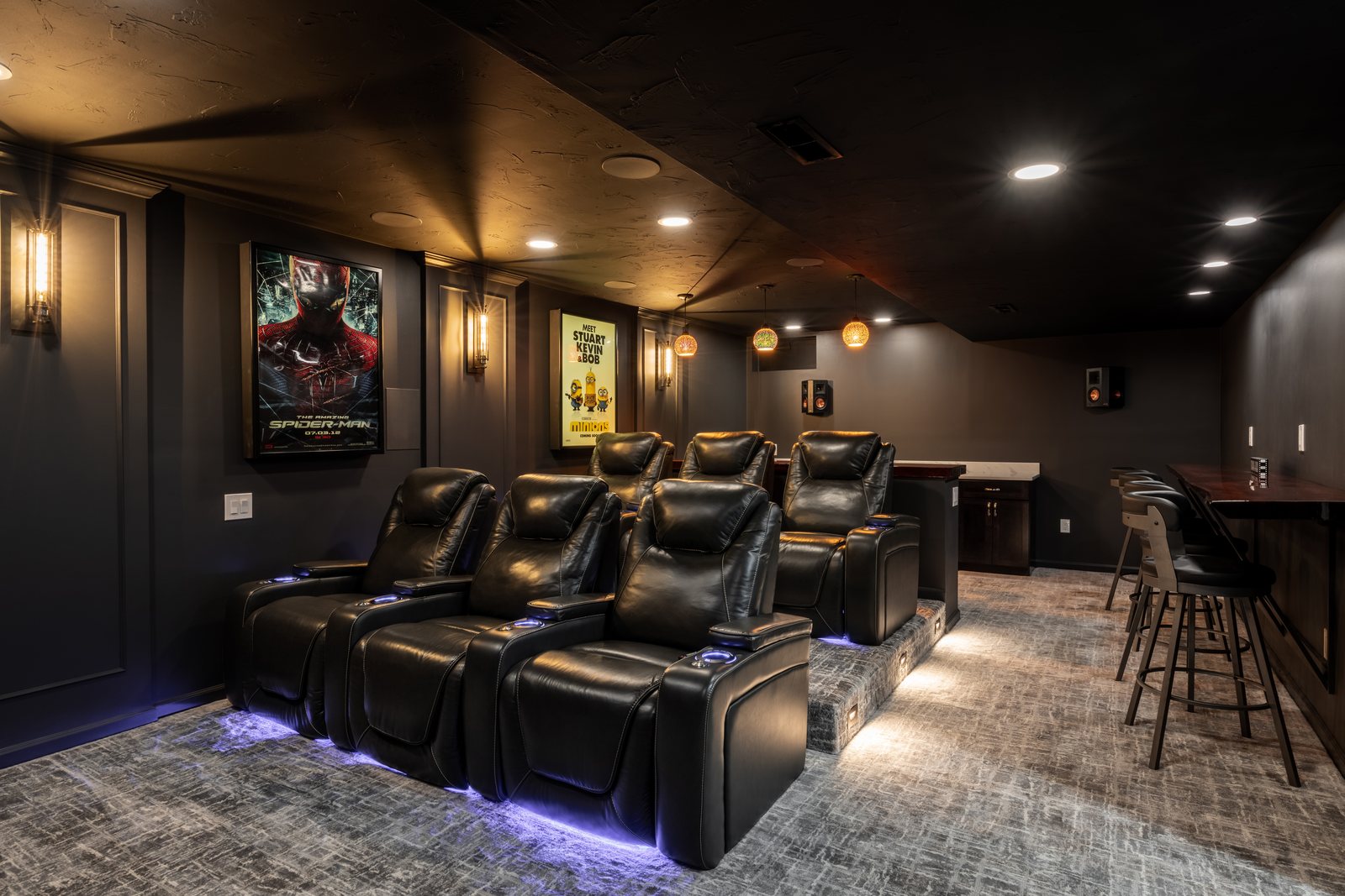 Basement home theater